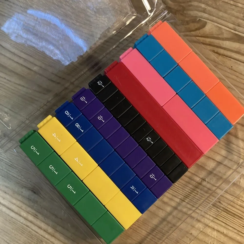Learning Resources Fraction Tower Math Equivalency Cubes Manipulative Teacher